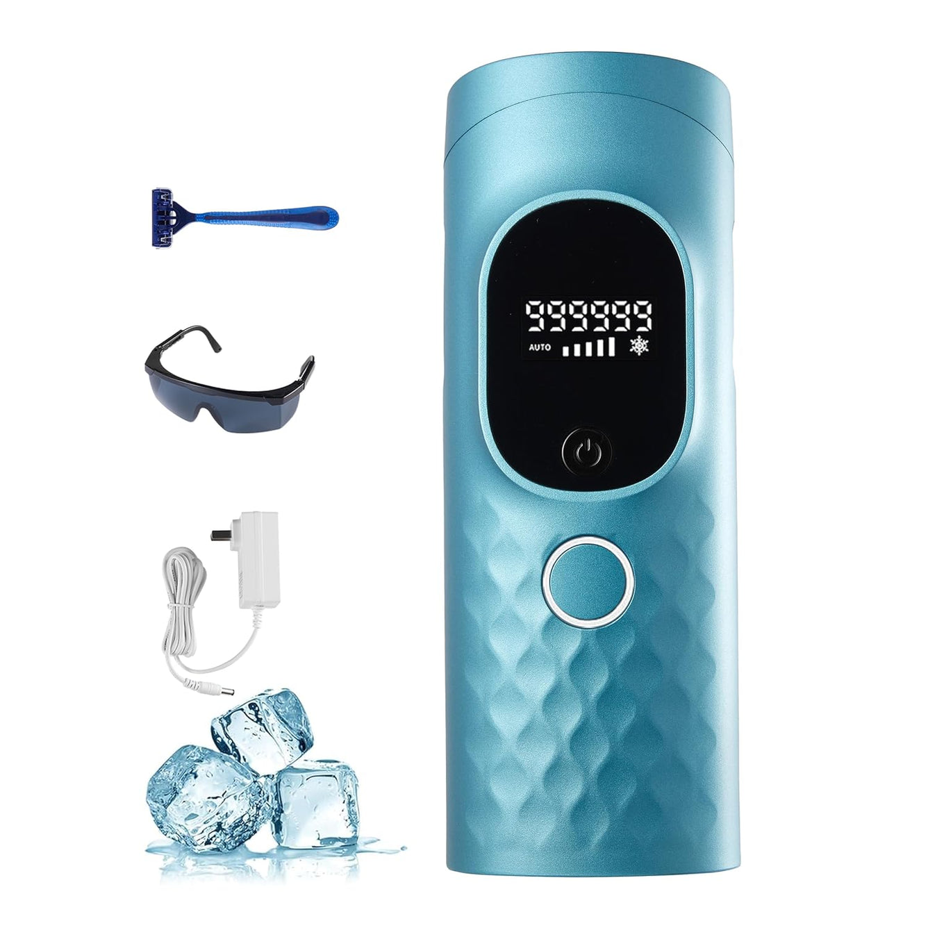 Laser Hair Removal for Women and Men, 5 Gears Hair Removal Device, IPL Hair Removal with Ice-Cooling System for Long-Lasting Result, 999,997 Times for Body & Face At-Home Use, FDA Registered